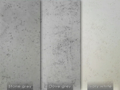 Beton Design Wandpaneele ivory white 60 x 60 cm