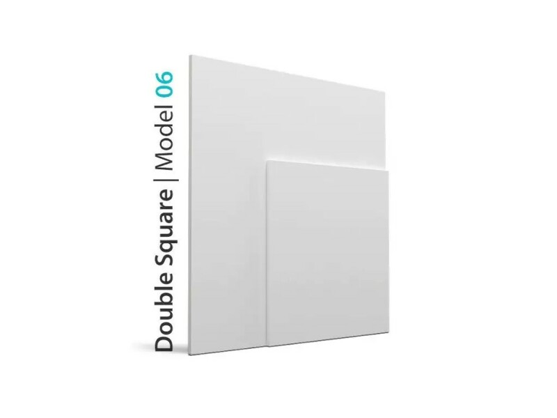 3D Wandpaneele 60 x 60  A DUBLE SQUARE 06