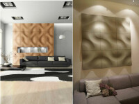 Beton Design Wandpaneele Concrete CURVES 60x60