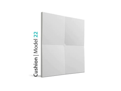 3D Wandpaneele 70 x 70 CUSHION 22 imprägniert