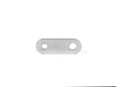 Geländerlasche rund 80 mm oder 100 mm edelstahl V2A 100 mm