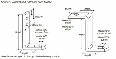 Sonder Z-Winkel 40x12