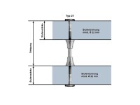 Thumm Treppenbolzen Typ 27 13 Edelstahl V2A ohne GA