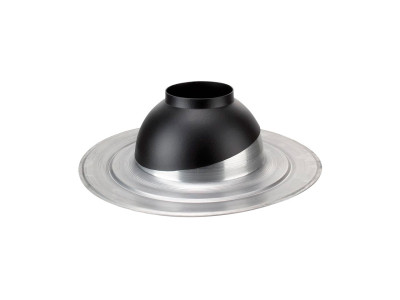 Schulte und Todt Flansch mit Kugelgelenk DN 100 Titanzink-Flansch mit Kugelgelenk Neigung 5-30°