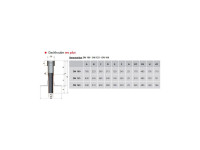 Schulte und Todt Dachhaube MV plus WRG DN 160/125 Alu Flansch