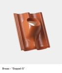 Schulte und Todt Passform-Durchgangspfanne naturrot  DN 100 - 125 Braas "Doppel-S"