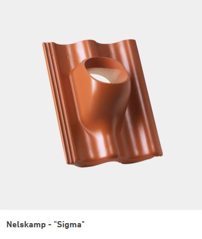 Schulte und Todt Passform-Durchgangspfanne naturrot  DN 100 - 125 Nelskamp "Sigma"