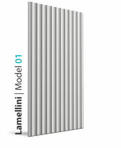 Wandpaneel Loft Design Lamellini Model 01