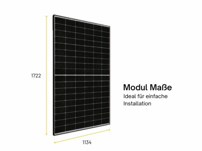 JA Solar Mono PV-Modul 410Wp JAM54S30-410/MR Rahmen...