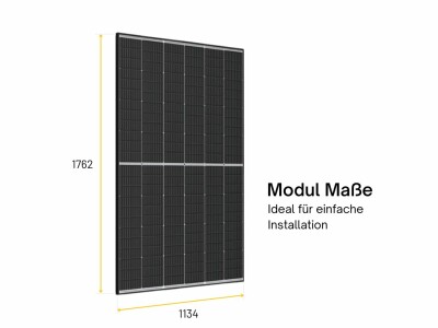 Trina Solar Mono PV-Modul 420Wp TSM-420DE09R.08W Vertex S Rahmen Schwarz Solarmodul