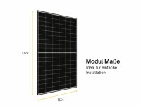 JA Solar Mono PV-Modul 415 Wp JAM54S30-415/GR Rahmen Schwarz Solarpanel